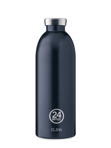 Thermosflasche Clima 850ml  Nachtblau von 24Bottles®