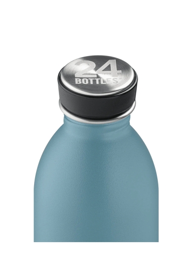 Stahlflasche Gewittergrau 330ml von 24Bottles®