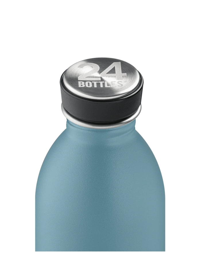 Stahlflasche Gewittergrau 330ml von 24Bottles®