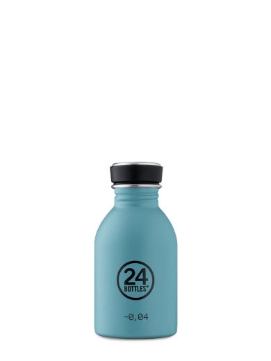 Stahlflasche Gewittergrau 330ml von 24Bottles®