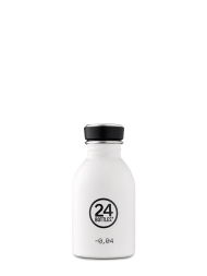 Stahlflasche Weiss 330ml von 24Bottles®