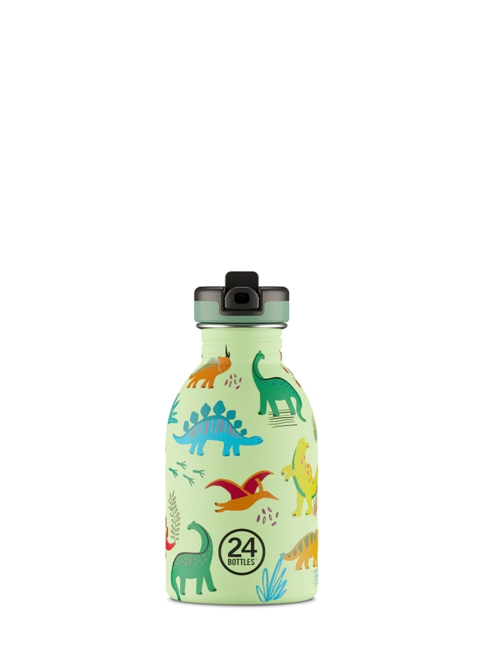 Stahlflasche Dino 330ml von 24Bottles®