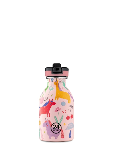 Stahlflasche Einhorn 330ml von 24Bottles®