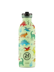 Stahlflasche Dino 330ml von 24Bottles®